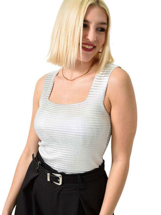 Potre Damen Sommer Bluse Weiß