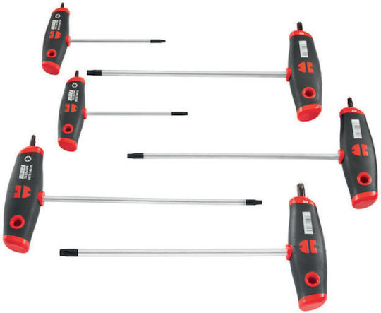 Wurth Set mit 6 Torx-Schlüsseln Zebra
