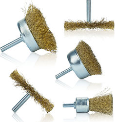 Rosfix 9027-67782 Rosfix Bohrdrahtbürste Für Bohrer Set 5Stücke