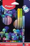 Maped Drawing Markers Set 12 Colors