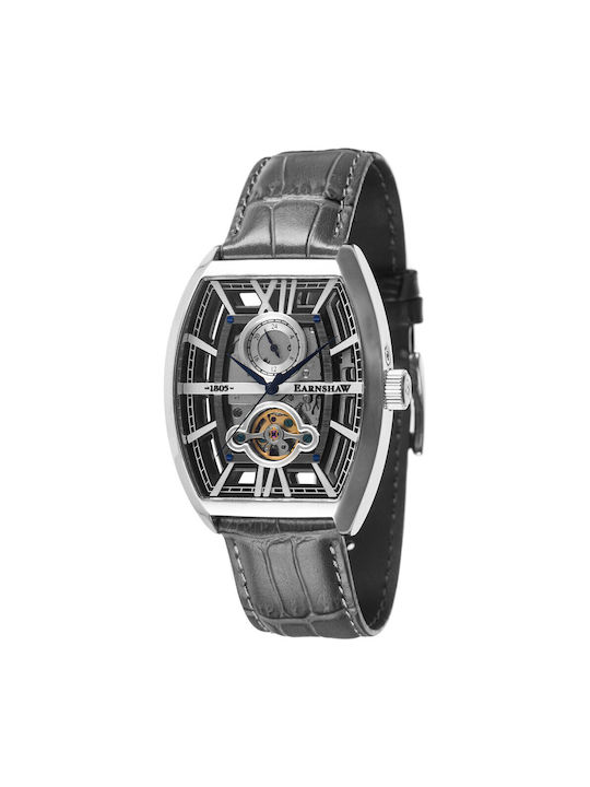 Thomas Earnshaw Skeleton Watch Automatic in Gray Color