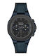 Boss Men's Watch 45mm Chronograph Battery with Blue Leather Strap