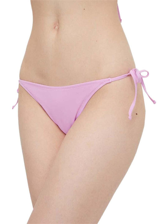 Guess Bikini Slip with Laces Lilac Orchid