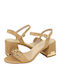 Serva Leather Sandals Beige