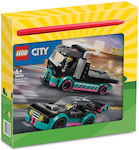 Παιχνιδολαμπάδα City: Race Car and Car Carrier Truck για 6+ Ετών Lego