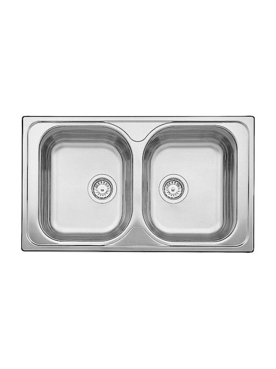 Blanco Tipo 8 511924 Drop-In Мивка Inox Ш86xД50см Сив