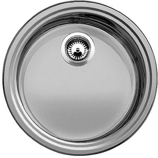 Blanco Rondosol Drop-In Кухненска Мивка Inox Дължина 46xШирина 39см Сребриста