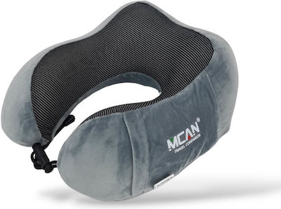 Mcan M-13 Memory Foam Travel Pillow Gray