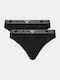 Βαμβακερά Γυναικεία Brazil 2Pack Black