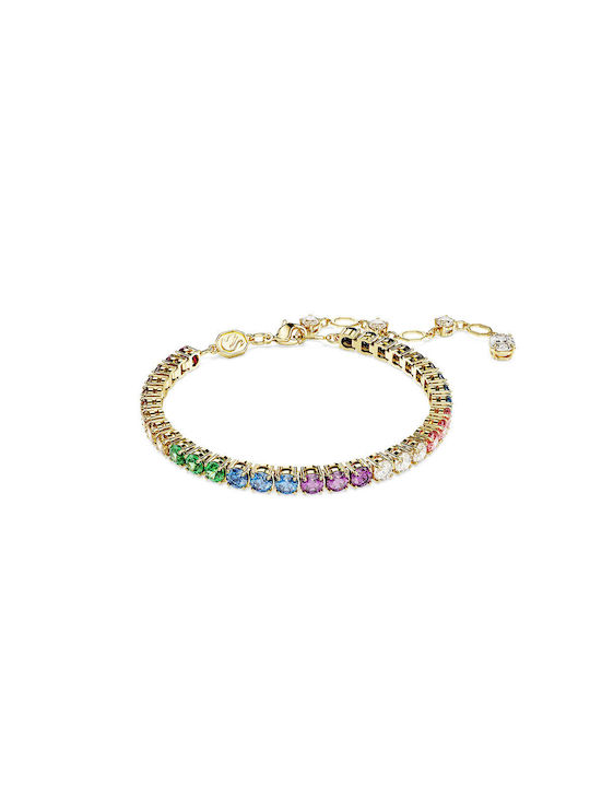 Swarovski Damen Armband Matrix Vergoldet