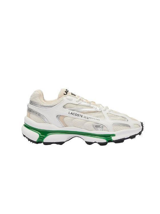 Lacoste L003 Ανδρικά Sneakers White / Green