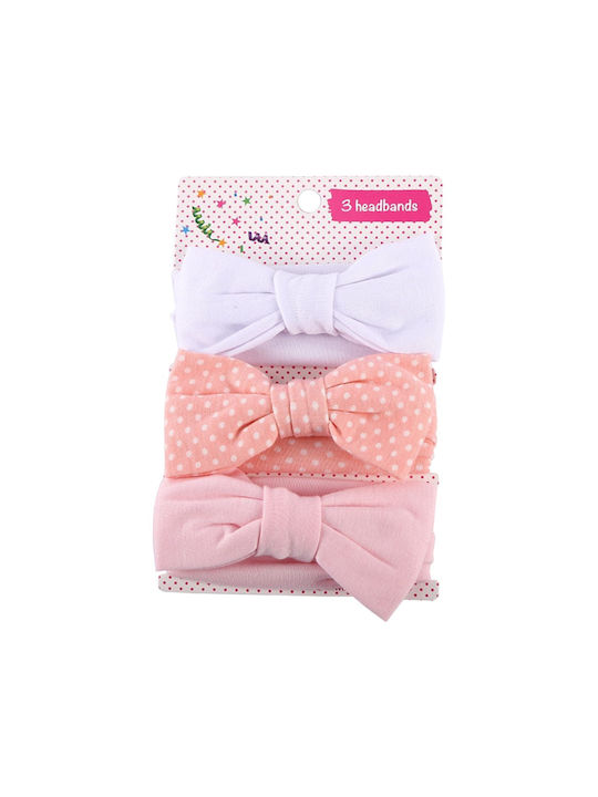 Love Baby Headband Set Pink 1pc