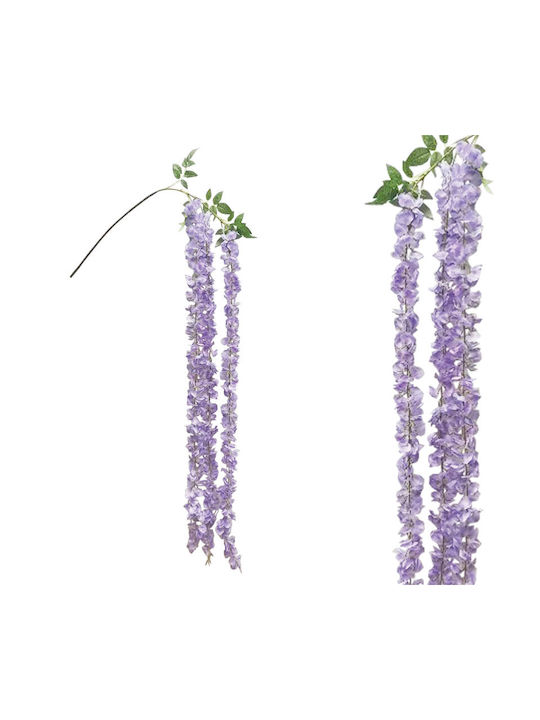 Marhome Hanging Artificial Plant Mimosa Lilac 150cm 1pcs