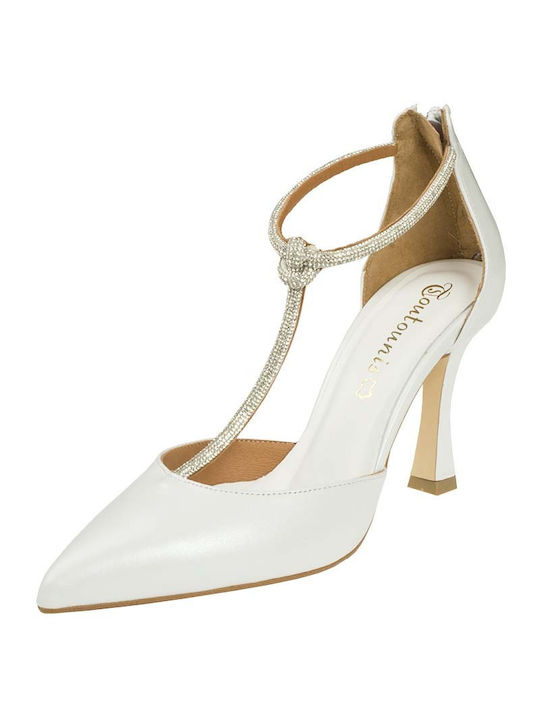 Divide White High Heels