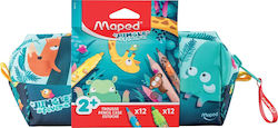 Κασετίνα Maped Jungle Fever Γεμάτη
