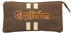 Harry Potter Pencil Case with 1 Compartment Brown