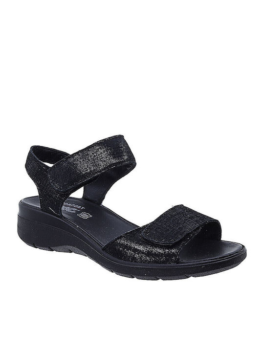 Anatomic Women's Leather Platform Shoes Black