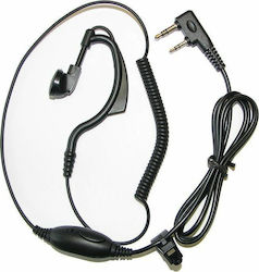 Talk Line Ta-1222-lk Ακουστικό Walkie Talkie Συμβατό Με Μοντέλα Με Υποδοχή 2-pin (2.5/3.5 Mm) Τύπου L Kenwood