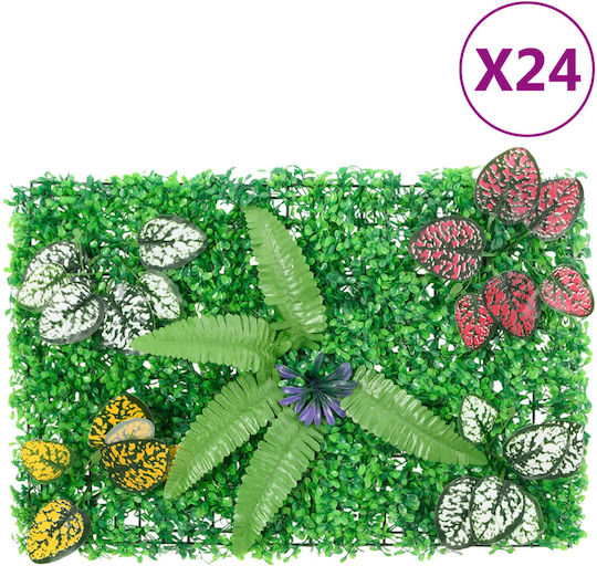 Декоративно изкуствено растение Green 60см 24бр vidaXL