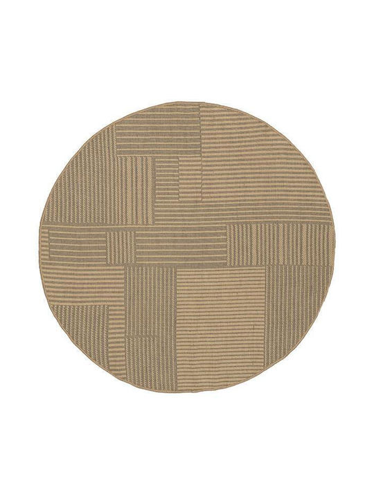 Newplan Sahara 368a Rug Round Summer from Jute Rotunda