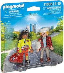 Playmobil Pachet Duo Διασώστης και Τραυματίας pentru 4-10 ani