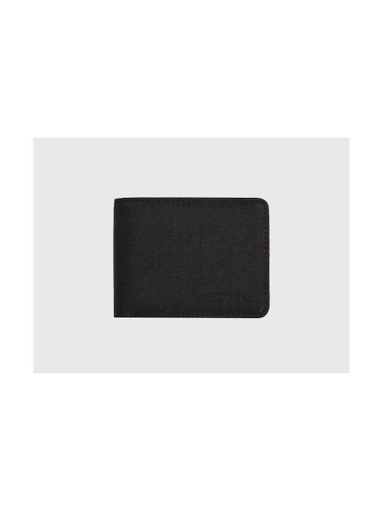 Funky Buddha Wallet Men's Leatherette Wallet Fbm009-025-10 Black Black Fbm009-025-10