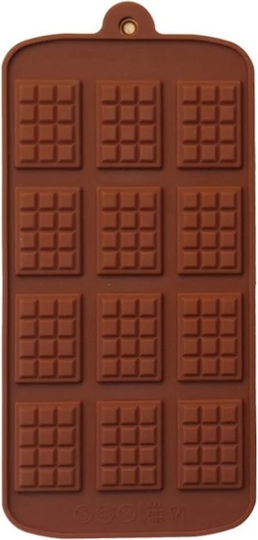 Formă de Patiserie Bomboane de Ciocolată din Silicon 21x10x1buc 1buc
