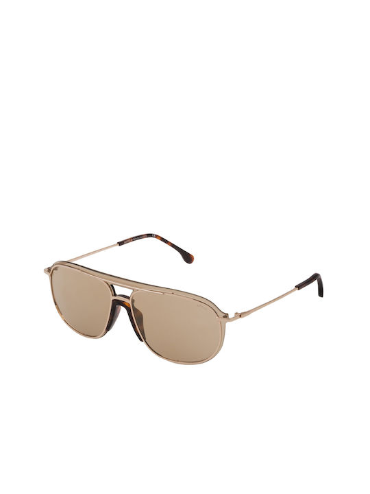 Lozza Sonnenbrillen mit Braun Rahmen und Braun Spiegel Linse SL2338M 9930