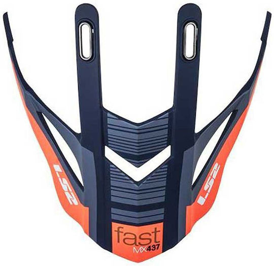 Γεισο Fluo Orange/blue Για Κρανη Mx437 Evo Peak Xcode | Ls2