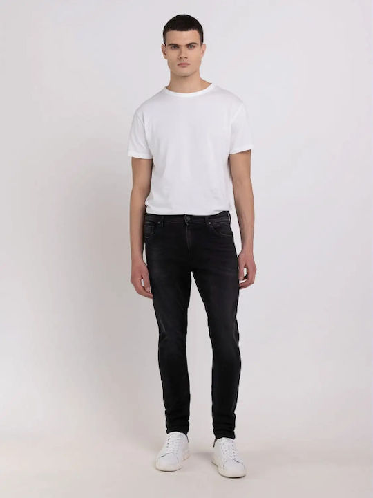 Replay Men's Jeans Pants in Slim Fit Black