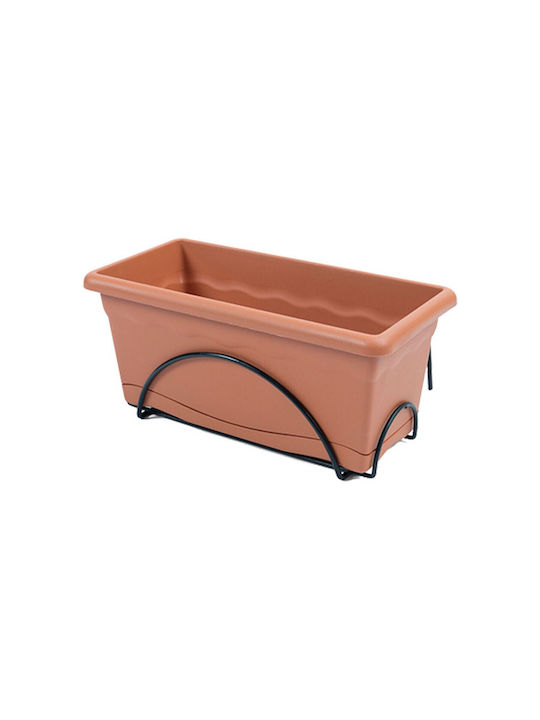 Flower Pot Hanging 40x24cm Terracotta S7907618