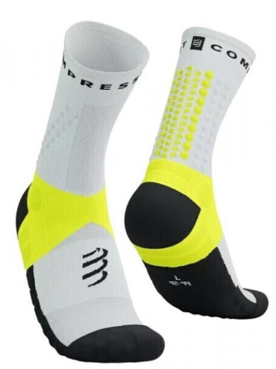 Compressport Ultra Trail V.2 Laufsocken Weiß 1 Paar