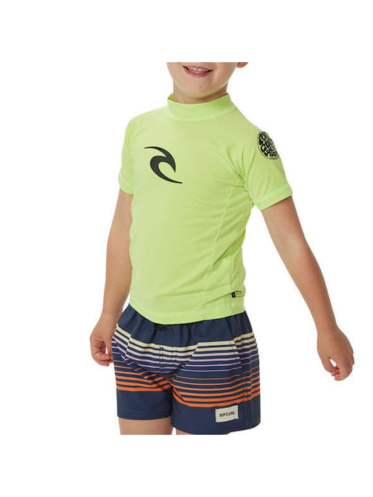 Rip Curl Kids Swimwear Sunscreen (UV) Lime