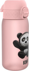 Plastic Bottle Pod 350ml Ion8 With Panda - Pink