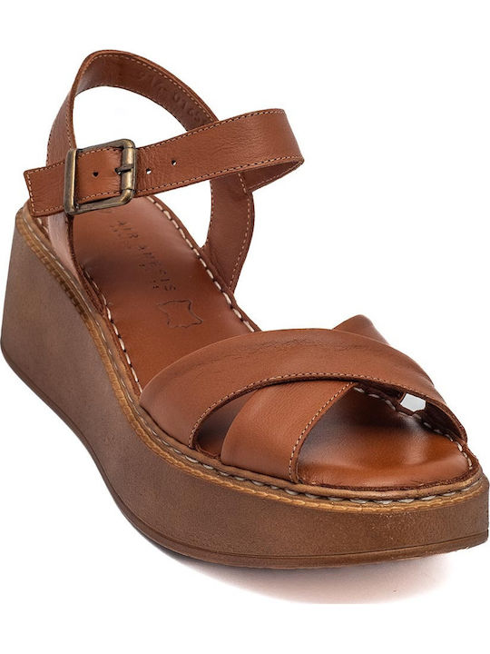 Air Anesis Πλατφόρμες Tabac Brown