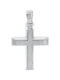 Senzio Belibasakis Men's White Gold Cross 14K