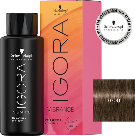 Schwarzkopf Professional Igora Vibrance 6-00 Dunkel Blond Intensiv Naturlich 60ml
