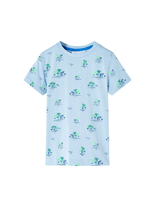 vidaXL Kids T-shirt Light Blue