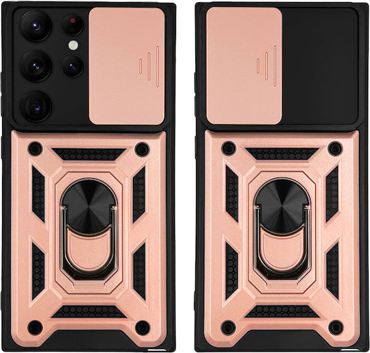 Sonique Back Cover Silicone / Plastic Rose Gold (Galaxy S22 Ultra)