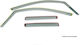 DGA Set of Windbreakers Front and Rear Car Dark Fime for Opel Insignia 4D/5D 2009+ 4pcs