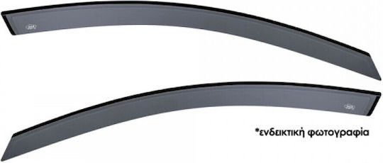 DGA Set of Windbreakers Front Car Dark Fime for Toyota Corolla 1992-1997 2pcs