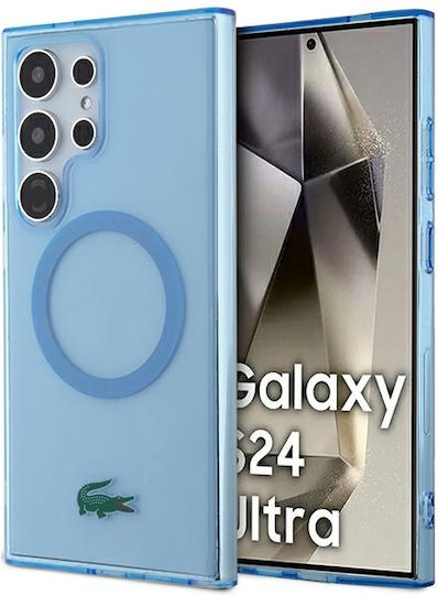 Lacoste Back Cover Πλαστικό Μπλε (Galaxy S24 Ultra)
