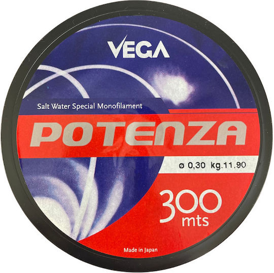 Vega Πετονιά Ψαρέματος Διάφανη 300m / 0.3mm