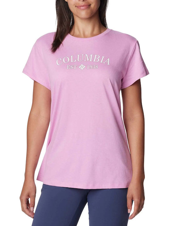 Columbia Γυναικείο T-shirt Ροζ