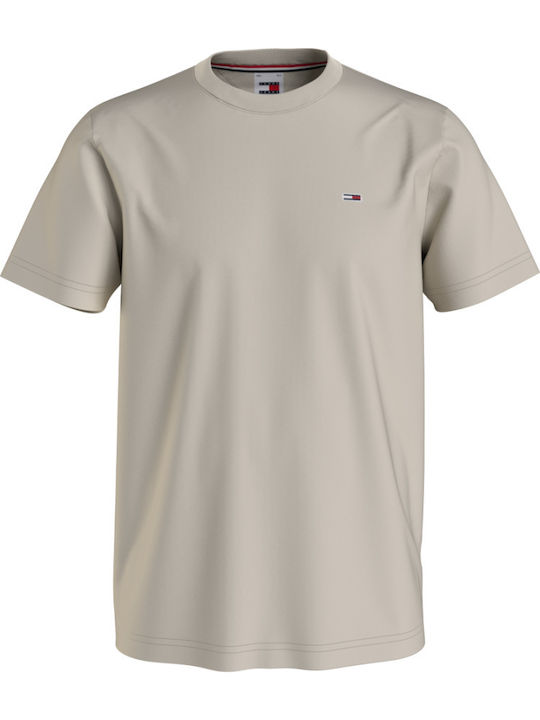 Tommy Hilfiger T-shirt Bărbătesc cu Mânecă Scurtă beige