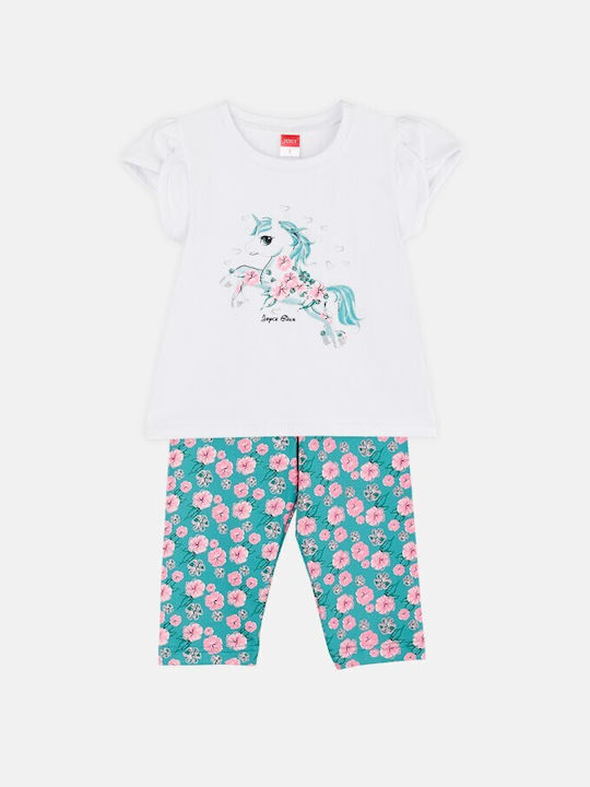 Joyce Kids Set with Leggings Summer 2pcs TIRQUAZ