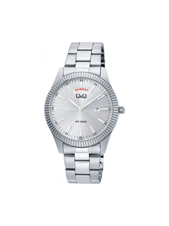 Q&Q Watch Battery in Silver Color