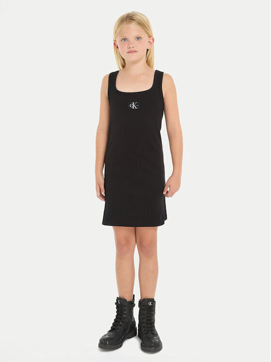 Calvin Klein Παιδικό Φόρεμα Μαύρο