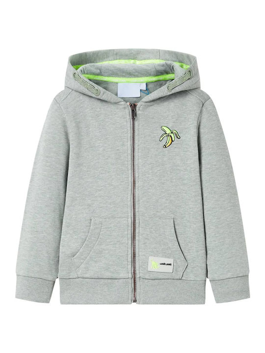 vidaXL Kids Sweatshirt Cardigan with Hood khaki