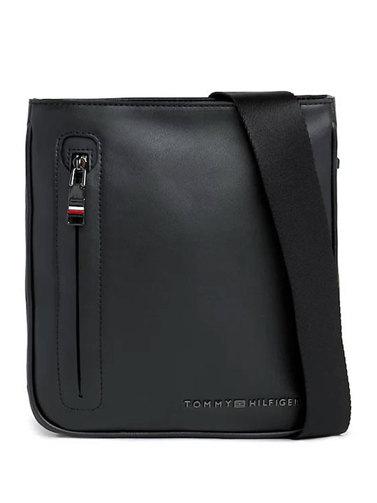 Tommy Hilfiger Modern Logo Small Crossover Bag-black Μαύρο (am0am12234-bds)